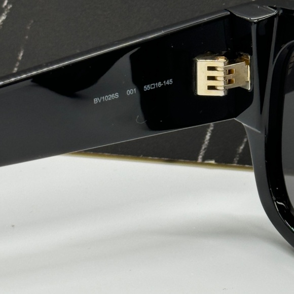 NEW BV1026S 001 BOTTEGA VENETA BLACK UNISEX BOTTEGA VENETA SUNGLASSES main image 6